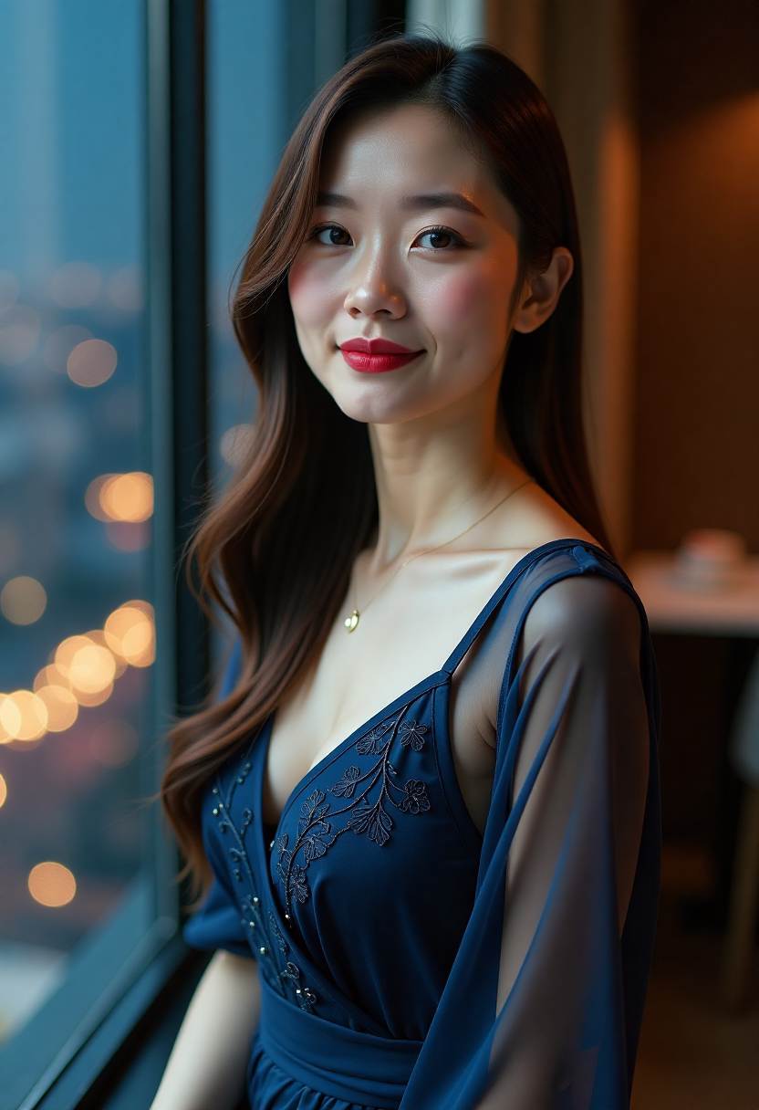 灯火与潮汐海报